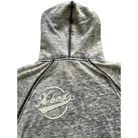 RARE Xbox 2013 J. America Vintage Acid Wash Hoodie Sweatshirt Gray XL - Picture 4 of 12